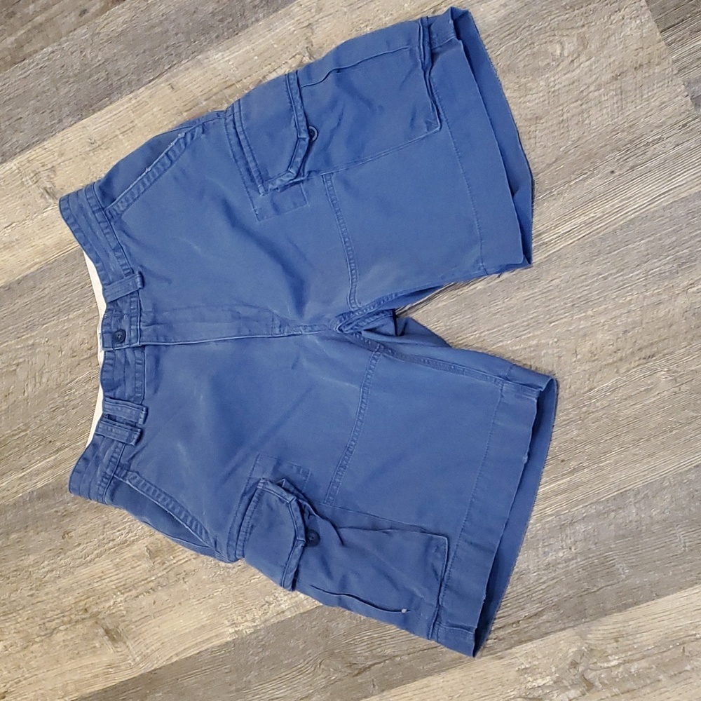 Polo Ralph Lauren The Cellar Fatigue Cargo Blue Short Distressed Men Size 32